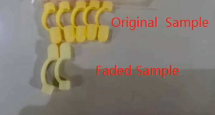 Ordinary dyed luminous powder fading phenomenon 1