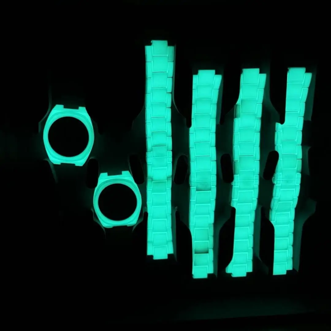 Glow in the Dark Powder Supplier – Bulk Photoluminescent Pigment & Expert Guide 36 Glow-in-the-dark ceramic watch case and strap for stylish and night-time visibility